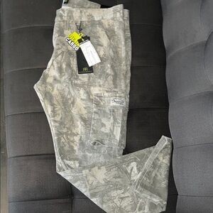 Men's Gray Camouflage Cargo Pants - Original Brand